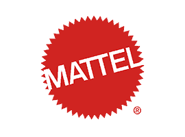 Mattel logo Romantic lines